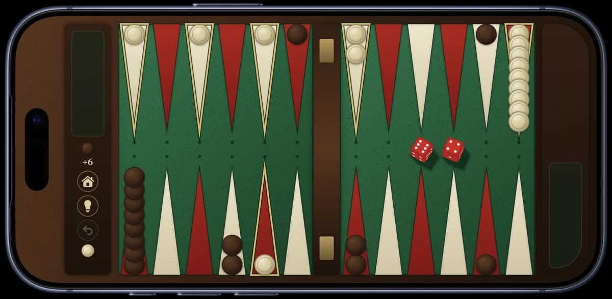 Card Club theme: green felt board with red casino dice
