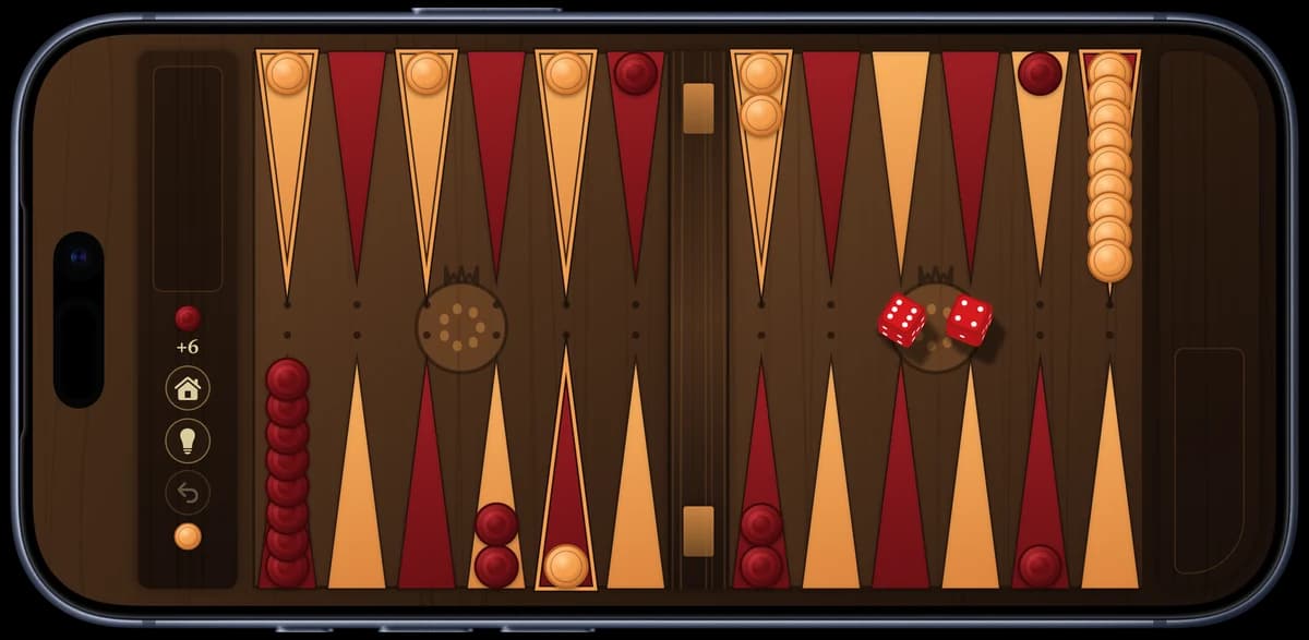Yerevan theme: apricot and pomegranate board with red dice