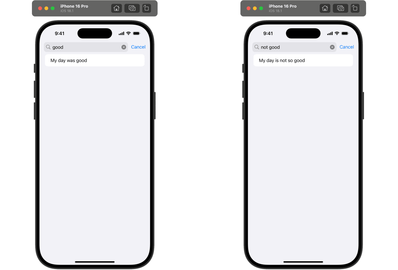 Embedding search